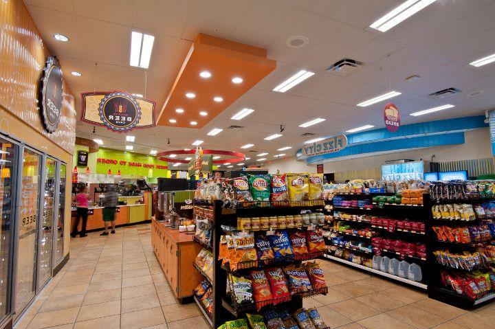 Sheetz convenience store lighting in Cary, North Carolina